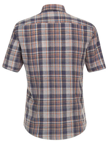 CASAMODA Hemd - Regular fit - in Dunkelblau/ Beige