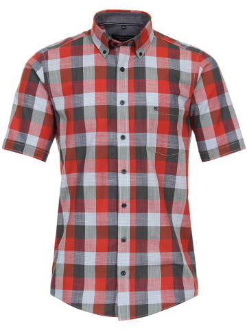 CASAMODA Hemd - Regular fit - in Rot/ Hellblau