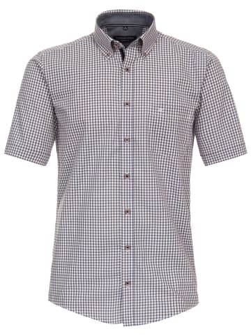 CASAMODA Hemd - Regular fit - in Weiß/ Rot