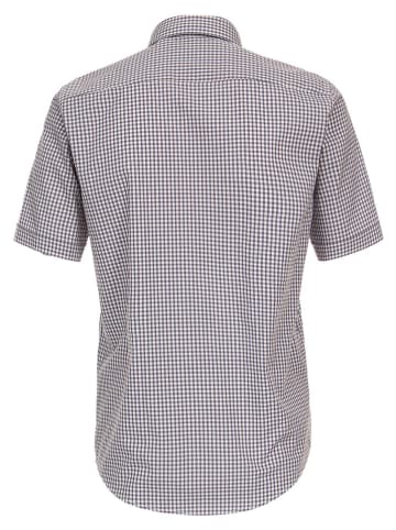 CASAMODA Hemd - Regular fit - in Weiß/ Rot