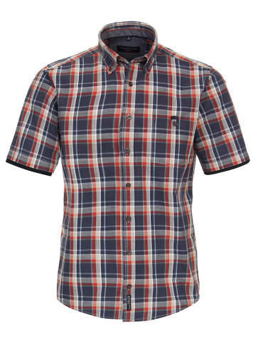 CASAMODA Hemd - Regular fit - in Dunkelblau/ Rot