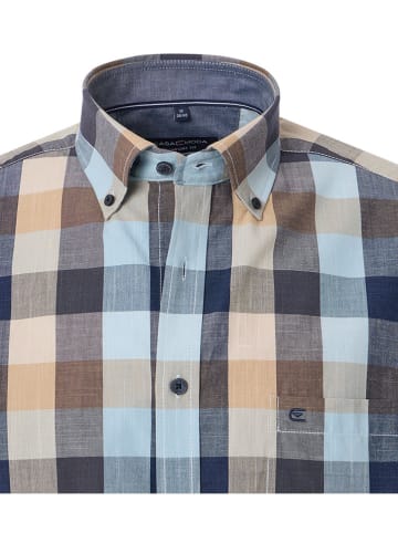 CASAMODA Hemd - Comfort fit - in Blau/ Beige