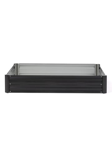 Inkazen 2er-Set: Gemüsegärten in Schwarz - (L)118 x (B)80 x (H)20 cm
