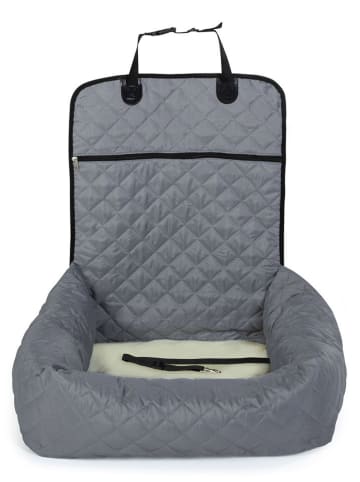 Inkazen Hunde-Autositz in Grau - (B)60 x (H)61 x (T)50 cm