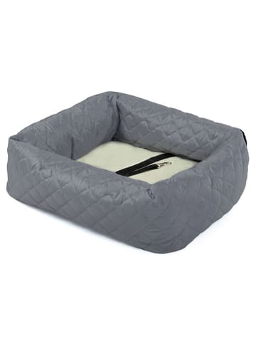 Inkazen Hondenautozitje grijs - (B)60 x (H)61 x (D)50 cm