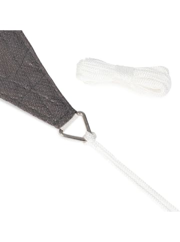 Inkazen Schaduwdoek grijs - (L)350 x (B)350 cm