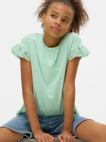 Vero Moda Girl Koszulka "Panna Charly" w kolorze jasnozielonym