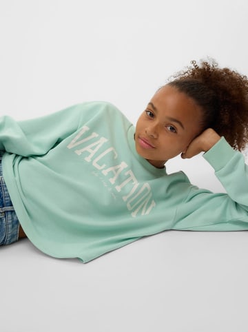 Vero Moda Girl Sweatshirt "Linsey" in Hellgrün