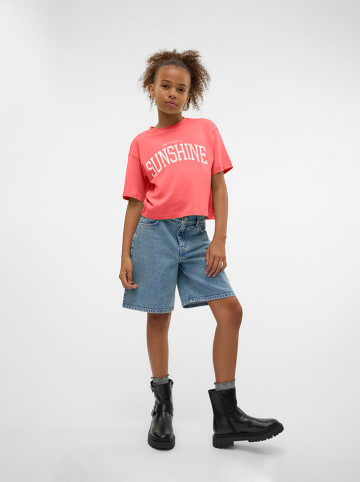 Vero Moda Girl Koszulka "Sia" w kolorze czerwonym