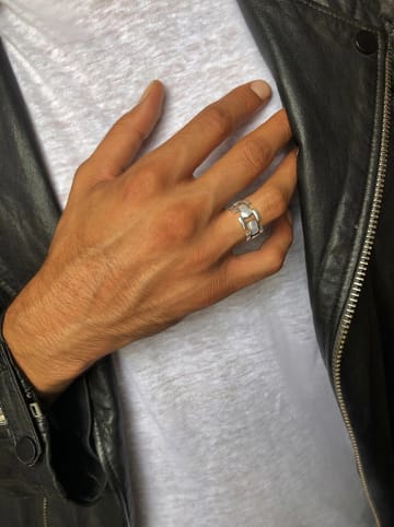 Uomo Zilveren ring