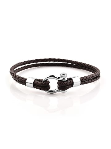 Uomo Leder-Armband in Braun