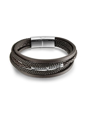 Uomo Leder-Armband in Braun