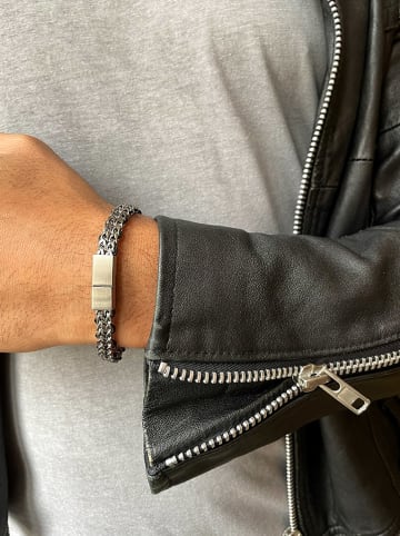 Uomo Armband in Silber