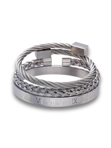 Uomo Armband zilverkleurig