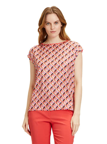Betty Barclay Shirt in Rot/ Lila/ Weiß