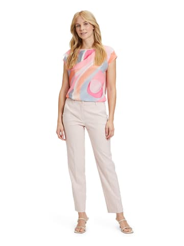 Betty Barclay Shirt in Grau/ Rosa/ Orange