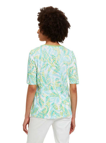 Betty Barclay Shirt in Grün/ Blau/ Weiß