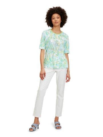 Betty Barclay Shirt in Grün/ Blau/ Weiß