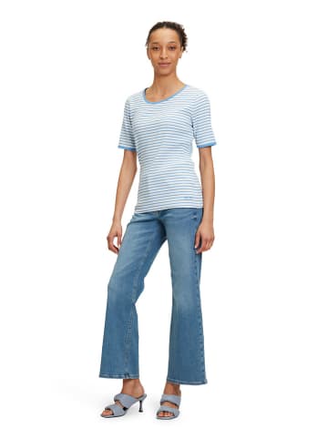 Betty Barclay Shirt in Creme/ Hellblau