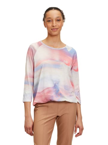 Betty Barclay Longsleeve in Creme/ Rosa/ Blau