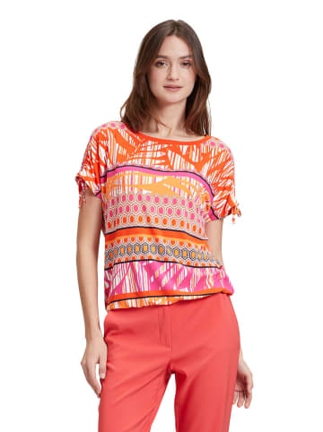 Betty Barclay Shirt in Orange/ Rosa/ Weiß