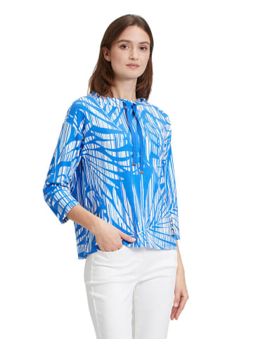 Betty Barclay Bluse in Hellblau/ Weiß