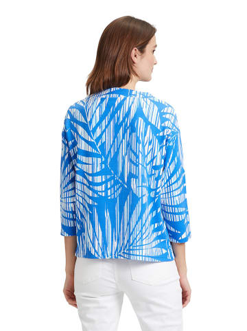 Betty Barclay Bluse in Hellblau/ Weiß