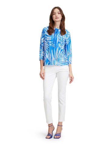 Betty Barclay Bluse in Hellblau/ Weiß