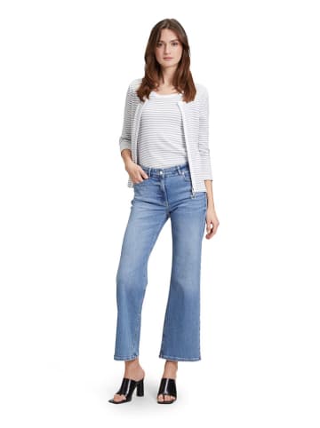 Betty Barclay Top in Grau/ Weiß