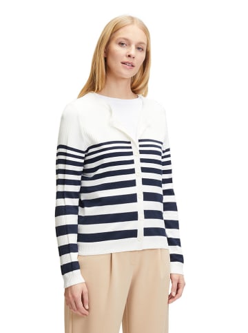 Betty Barclay Cardigan in Weiß/ Dunkelblau