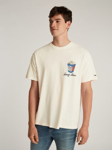 TOMMY JEANS Koszulka w kolorze kremowym