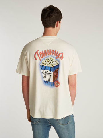 TOMMY JEANS Koszulka w kolorze kremowym