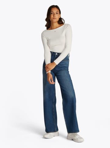 TOMMY JEANS Koszulka w kolorze białym