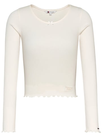 TOMMY JEANS Longsleeve in Creme