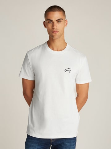 TOMMY JEANS Koszulka w kolorze białym