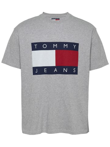 TOMMY JEANS Koszulka w kolorze szarym