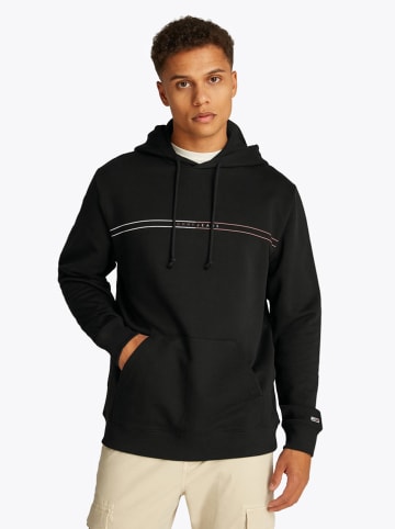 TOMMY JEANS Hoodie in Schwarz
