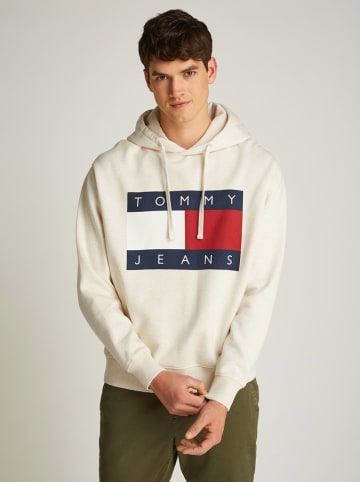 TOMMY JEANS Hoodie in Creme