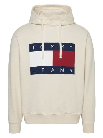 TOMMY JEANS Hoodie in Creme