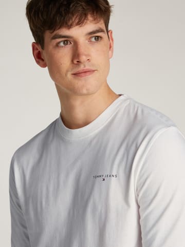 TOMMY JEANS Longsleeve in Weiß