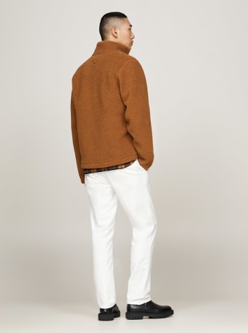 Tommy Hilfiger Fleecepullover in Hellbraun