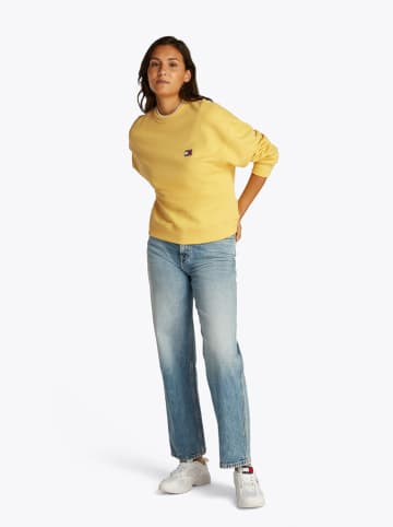 TOMMY JEANS Sweatshirt in Gelb