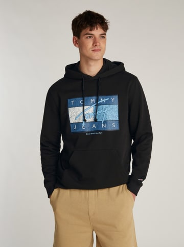 TOMMY JEANS Hoodie in Schwarz