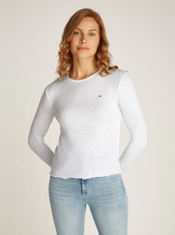 TOMMY JEANS Koszulka w kolorze białym