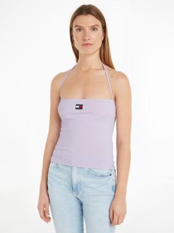 TOMMY JEANS Top w kolorze fioletowym