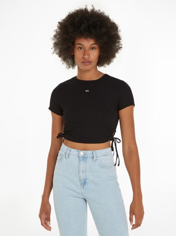 TOMMY JEANS Koszulka w kolorze czarnym