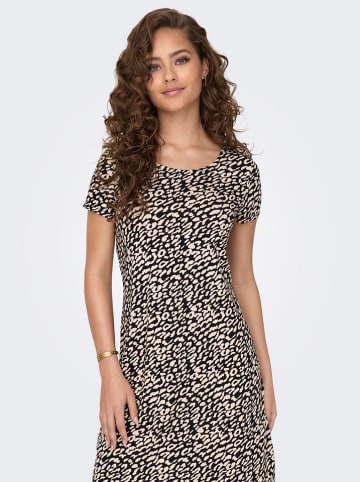 ONLY Kleid "Bera" in Beige/ Schwarz