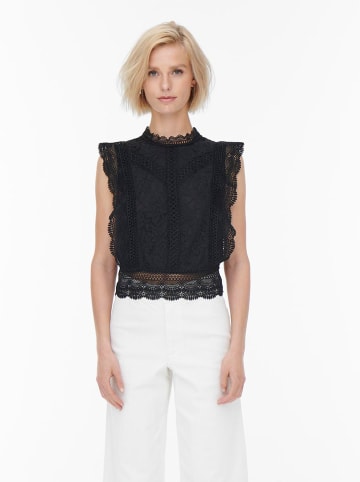 ONLY Bluse "Karo" in Schwarz