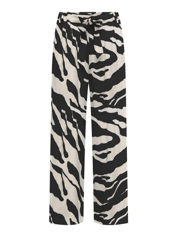 ONLY Hose "Nova" in Schwarz/ Beige