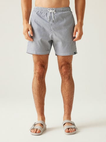Regatta Badeshorts "Loras" in Dunkelblau/ Weiß